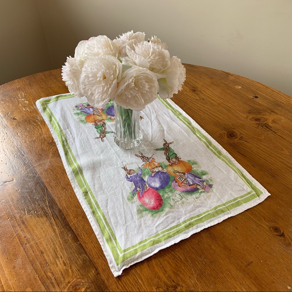 William Sonoma Linen Easter Bunny Band Orchestra